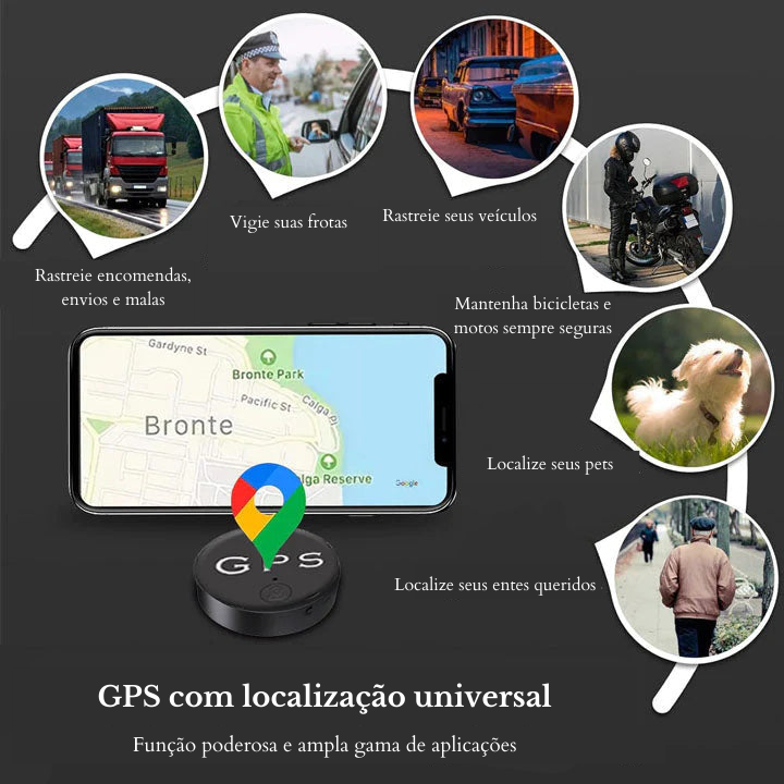 EasyFind™ Mini Rastreador GPS Magnético