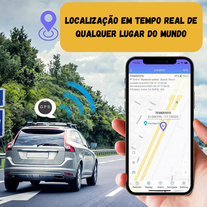 EasyFind™ Mini Rastreador GPS Magnético